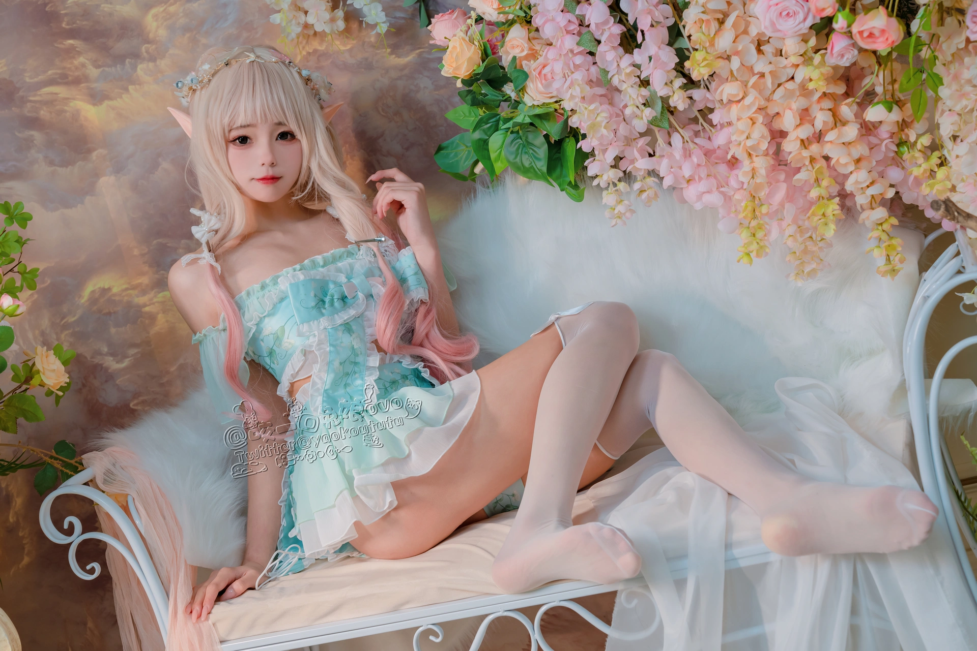咬一口兔娘(黏黏团子兔) - NO.004  豌豆公主的秘密花房~ 1